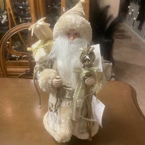 Gorgeous 34th and Pine Gold Christmas Santa Claus.